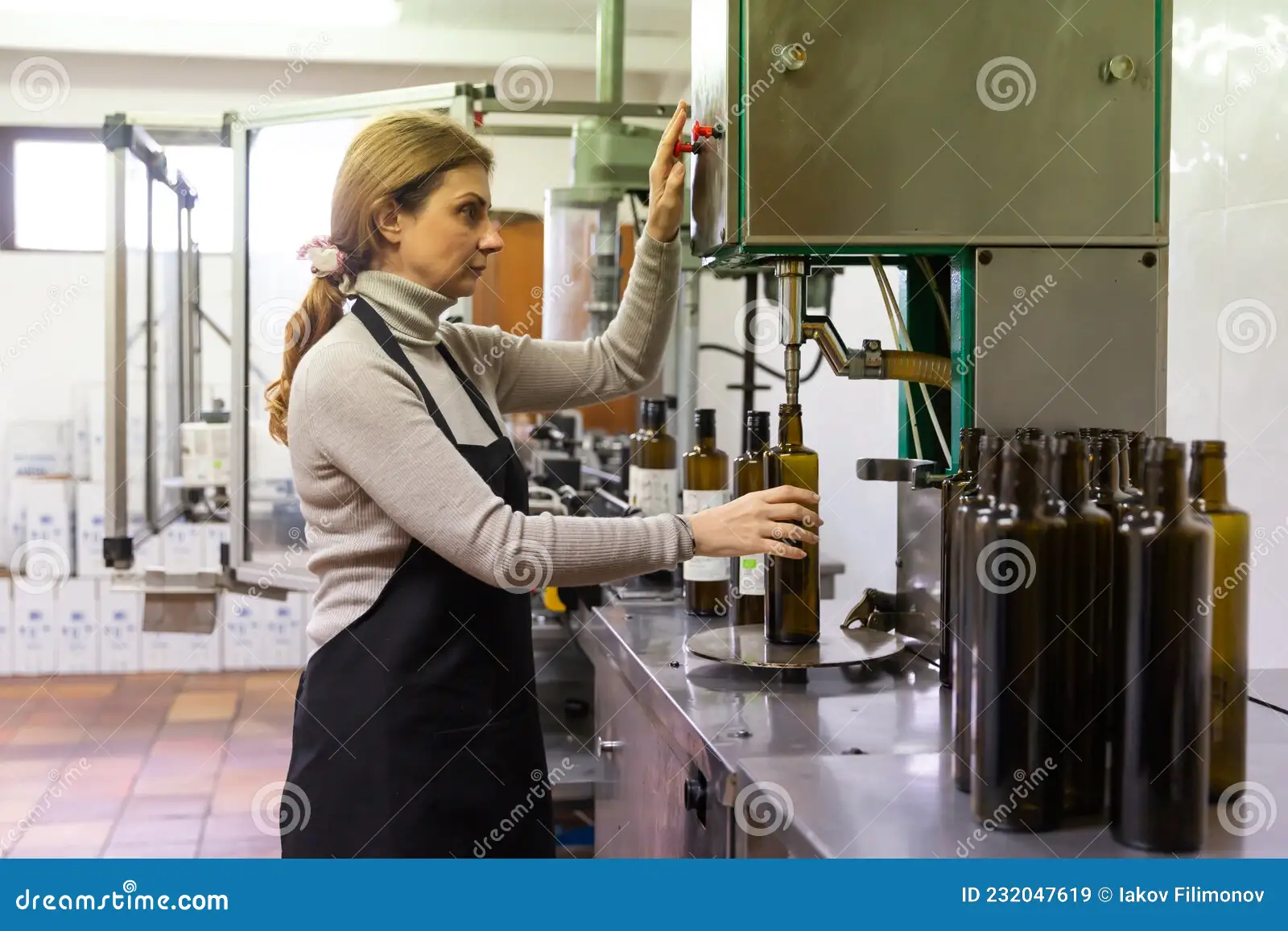 Olive oil bottling